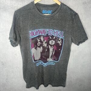 Men's Lucky Brand ACDC Highway to Hell Graphic T-Shirt Size Small